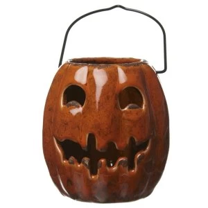 Image of Ceramic Pumpkin Lantern by Heaven Sends