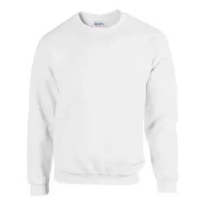 Image of Gildan Childrens Unisex Heavy Blend Crewneck Sweatshirt (S) (White)