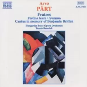 Image of Part/Fratres by Arvo Part CD Album