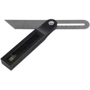 Image of Silverline - Sliding t Bevel with Spirit Level - 200mm