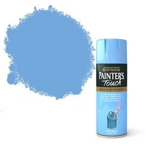 Image of Rust-Oleum Painter's touch Spa blue Gloss Multi-surface Decorative spray Paint 400ml
