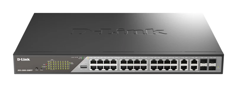 Image of D-Link D-Link 28-Port Gigabit Ethernet PoE++ Surveillance Switch DSS-200G-28MPP/B