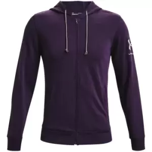 Image of Under Armour Armour Rival Terry Full Zip Hoodie Mens - Purple