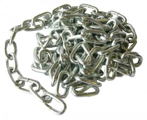 Image of Select Hardware Welded Chain Bright Zinc Plated 2.5M 3X26mm 1 Pack