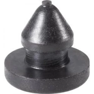 Image of PB Fastener 1308 01 Snap in Foot Black x H 9mm x 8.6 mm