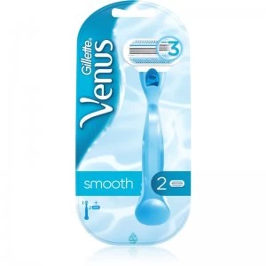 Image of Gillette Venus Smooth Shaver + Spare Blades 2 pcs