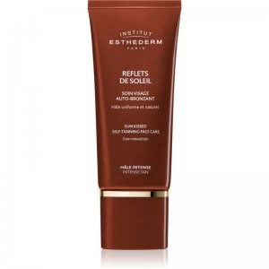 Image of Institut Esthederm Sun Sheen Sun Kissed Self-Tanning Face Care Self-Tanning Face Lotion Shade Intense Tan 50ml