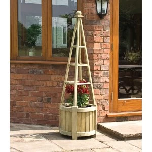 Image of Rowlinson Marberry Obelisk Garden Planter
