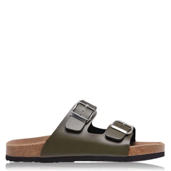 Image of Linea Cork Sandals - Khaki