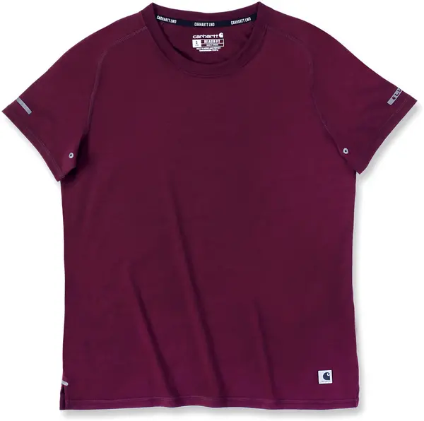 Image of Carhartt Relaxed Fit Ladies T-Shirt, red, Size L for Women