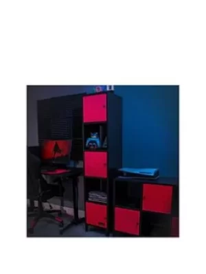 Image of Mesh-Tek Tall Display Shelf With 5 Cube Storage