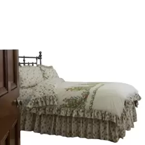 Image of Belladorm Bella Mae Fitted Bedspread (Double) (Ivory)