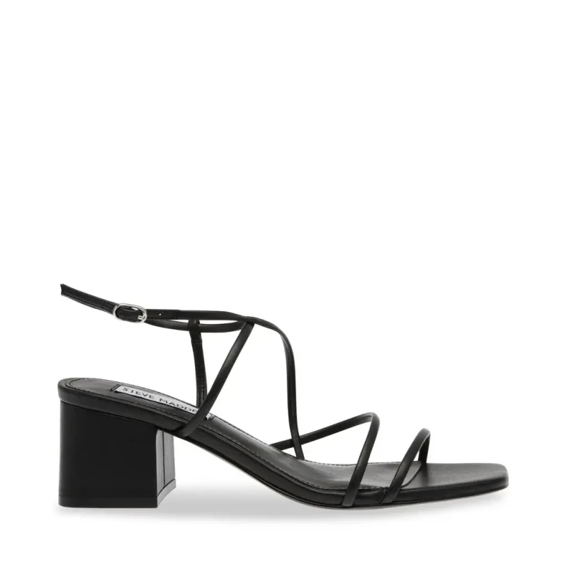Image of Steve Madden Womens heeled sandals Steve Madden Remmi Noir Female 41