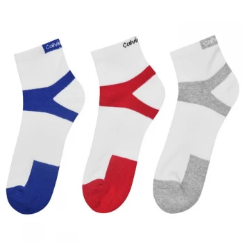 Image of Calvin Klein 3 Pack Crew Socks - Multi 96