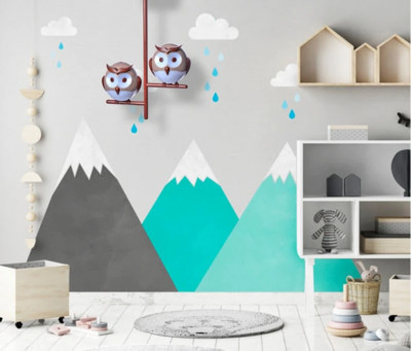 Image of Milagro Owl Ceiling Lamp Childrens Nature Theme Brown unisex