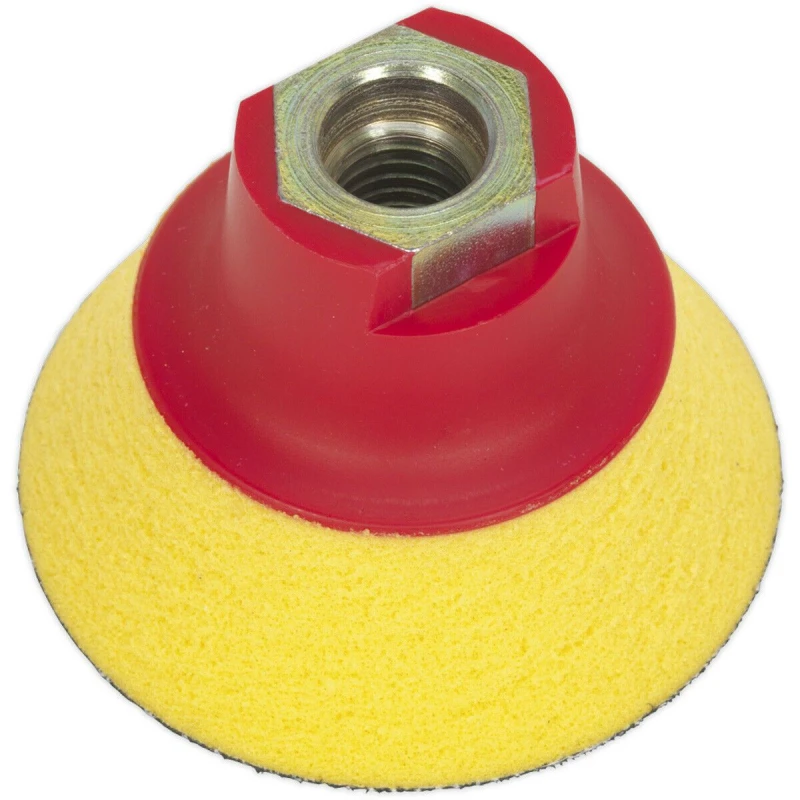 Image of Loops 75mm Ultra-Soft Hook and Loop Backing Pad - M14 x 2mm - Buffing & Polishing Multi