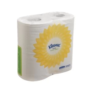 Image of Kleenex Ultra Toilet Tissue Small Roll 2 Ply 240 Sheets White 8475