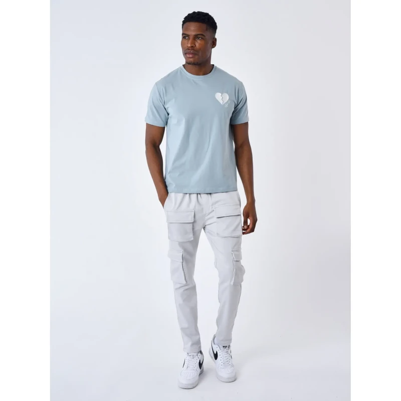 Image of Project X Paris T-Shirt Project X Paris Bleu Male XS T231022_OMOW