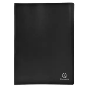 Image of Exacompta Display Book A4 20 Pockets - Pack of 20, black