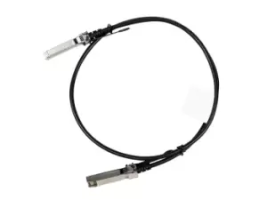 Image of HP Enterprise JL487A fibre optic cable 0.65 m SFP28 Black