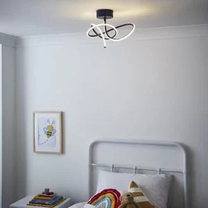 Image of Veton Blue Medium Ceiling Light