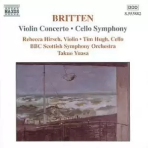 Image of Violin Concerto/cello Symphony by Benjamin Britten CD Album