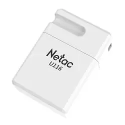 Image of Netac 32GB Ultra Mini USB 3.2 Gen1 Memory Pen, U116, Cap, Lanyard Hole, Software Encryption