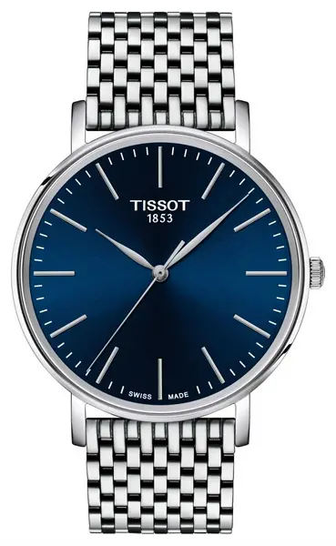 Image of Tissot T1434101104100 Everytime Quartz Gent Blue Dial Watch