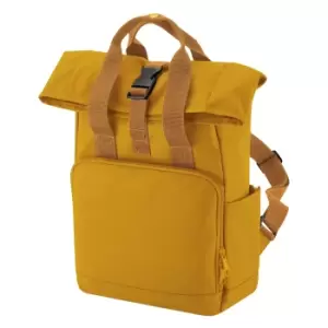 Image of Bagbase Mini Recycled Twin Handle Backpack (One Size) (Mustard Yellow)