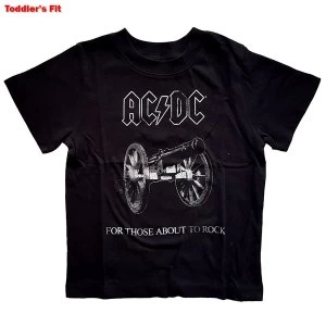 Image of AC/DC - About to Rock Kids 2 Years T-Shirt - Black