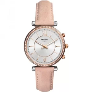 Image of Ladies Fossil Smartwatches Carlie Hybrid Bluetooth Smartwatch