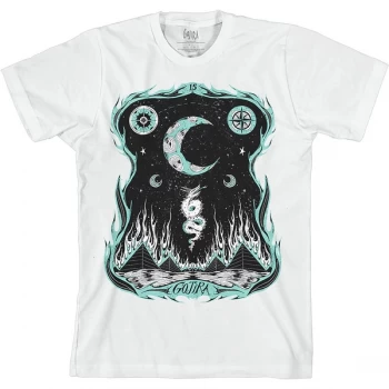 Image of Gojira - Dragons Dwell Unisex Medium T-Shirt - White