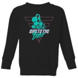 Image of Nintendo Super Mario Bad To The Bone Kid's Sweatshirt - Black - 5-6 Years