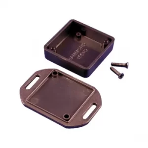 Image of Hammond 1551QFLBK Miniature Plastic Enclosure Flanged 40 x 40 x 15...