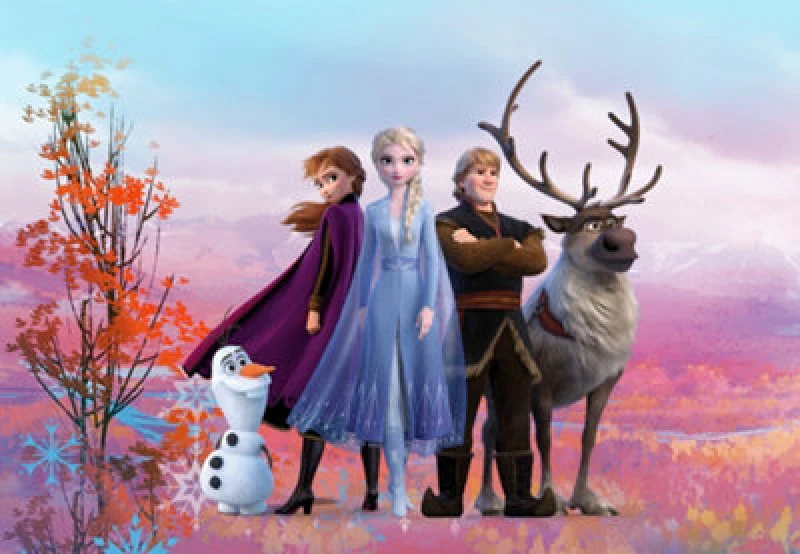 Image of Komar Disney Frozen Iconic Wall Mural, 2.54M X 3.68M