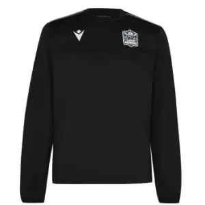 Image of Macron Glasgow Warriors Sweatshirt Mens - Black