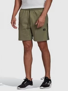 Image of Adidas D2M Motion Shorts - Green