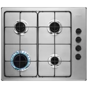 Image of Zanussi ZGNT640X Gas Hob Stainless Steel - 60cm
