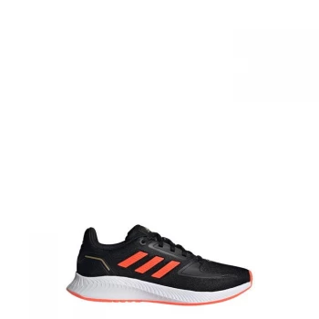 Image of adidas Runfalcon 2.0 Shoes Kids - Core Black / Solar Red / Cloud