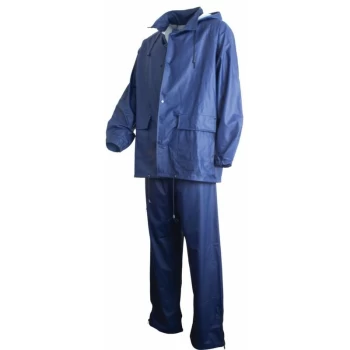 Image of 2 Piece Rainsuit, Navy (M) - Sitesafe