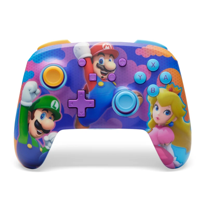 Image of PowerA Enhanced Wireless Controller for Nintendo Switch - Colour Splash Heroes 617885091117