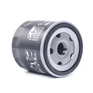 Image of FEBI BILSTEIN Oil filter Spin-on Filter 108330 Engine oil filter VW,AUDI,SKODA,Golf VII Schragheck (5G1, BQ1, BE1, BE2),Polo Schragheck (6R1, 6C1)