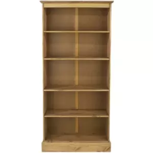 Image of Malvern - Bookcase Tall Adjustable Shelves Wooden Pine Living Room Office Home Furniture