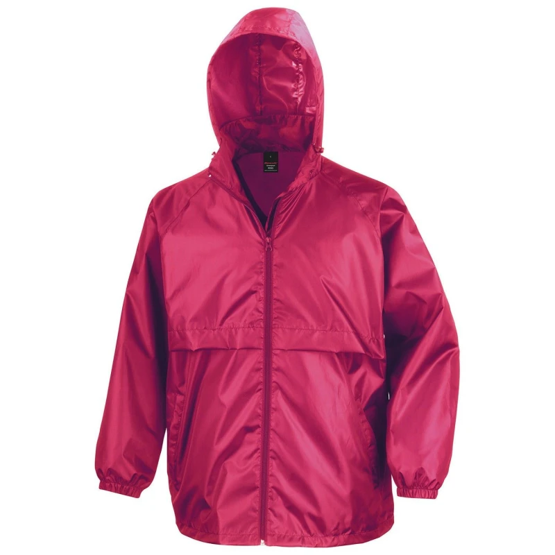 Image of Result Core Mens Windbreaker in Pink Size: Small Pink Male S