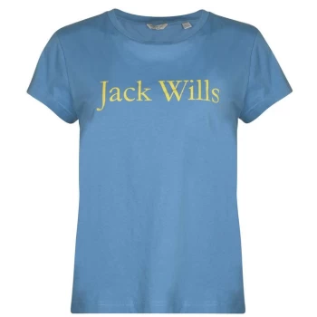 Image of Jack Wills Forstal Boyfriend T-Shirt - Pale Blue