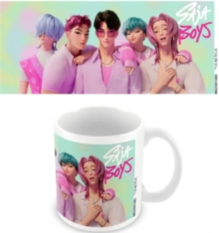Image of K-Pop Demon Hunters (Saja Boys) White Pod Mug General merchandize