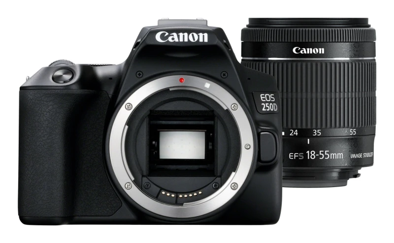 Image of Canon EOS 250D+EF-S 18-55mm SLR Camera Kit 24.1 MP CMOS 6000 x 4000 pi