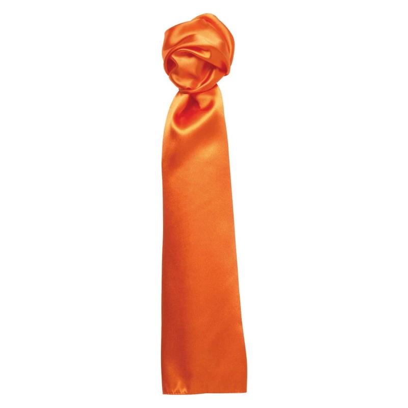Image of Premier Premier Men Colours Plain Scarf in Orange Orange One Size Male 5063470683215