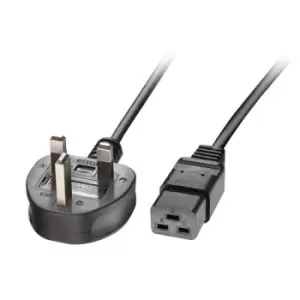 Image of Lindy 2m UK 3 Pin to C19 Mains Cable