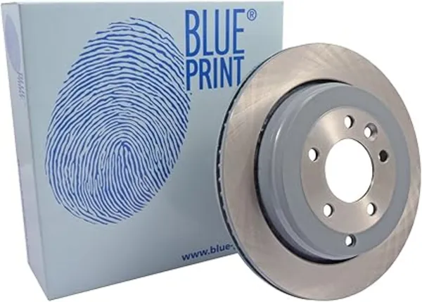 Image of Blue PRINT Brake disc LAND ROVER: Range Rover Sport, Discovery 4, Discovery 3 Rear Axle 20mm 5-Hole 120mm internally vented Coated ADJ134311 LR012205